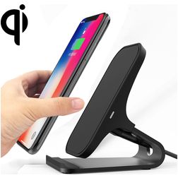 Mobigear Charge stand Chargeur sans fil Qi 15W 2A - Noir