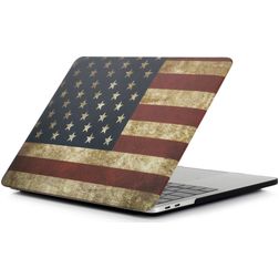 Mobigear Design MacBook Pro 16 Pouces (2019-2020) Coque - US Flag - Model A2141