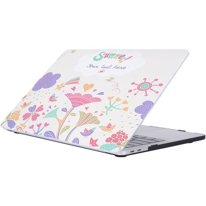 Mobigear Flowers MacBook Pro 15 Pouces (2016-2019) Coque - Model 29 - Model A1707 / A1990
