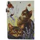 Mobigear Design Coque iPad Pro 10.5 Pouces (2017) Etui + Porte-crayon - Chats et papillons