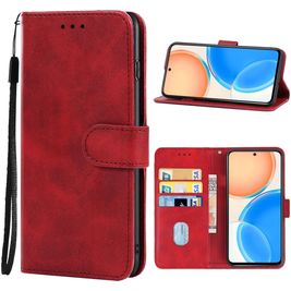 Mobigear Wallet Housse HONOR X8 Etui Porte-Monnaie - Rouge