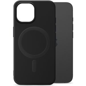My Style Protective Flex Coque iPhone 14 MagSafe Coque arrière en TPU Souple - Noir
