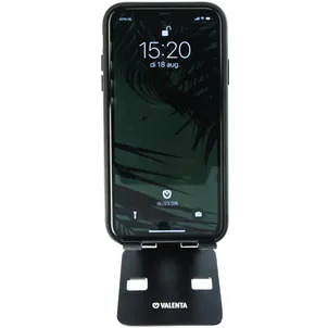 Valenta Aluminum Foldable Support de téléphone - Noir Universel