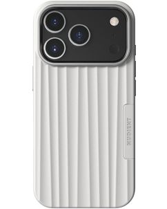 Nudient Bold Coque iPhone 17 Pro MagSafe Coque arrière Rigide - Chalk White