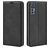Mobigear Retro Slim Housse TCL 30 Plus Etui Porte-Monnaie - Noir