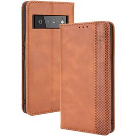 Mobigear Sensation Housse Google Pixel 6 Pro Etui Porte-Monnaie - Cognac