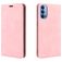 Mobigear Retro Slim Housse OPPO Reno 4 Etui Porte-Monnaie - Rose