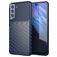 Mobigear Groove Coque Samsung Galaxy S21 FE Coque arrière en TPU Souple - Bleu