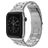 Mobigear Antwerp Bracelet Acier Apple Watch Fermeture boucle déployante - 49/46/45/44 mm - Argent