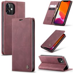 Caseme 013 Housse iPhone 12 Etui Porte-Monnaie - Rouge