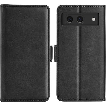 Mobigear Slim Magnet Housse Google Pixel 8a Etui Porte-Monnaie - Noir