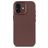 Decoded Coque iPhone 17 Coque arrière en Cuir Véritable Anti-Chocs - Dark Ruby