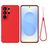 Mobigear Rubber Touch Samsung Galaxy S26 Ultra Silicone Coque arrière - Rouge