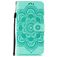 Mobigear Mandala Housse Motorola Moto E6s (2020) Etui Porte-Monnaie - Turquoise
