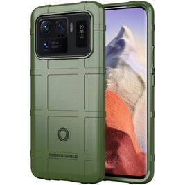 Mobigear Rugged Shield Coque Xiaomi Mi 11 Ultra Coque arrière en TPU Souple Anti-Chocs - Vert