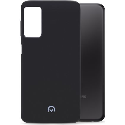 Mobilize Rubber Gelly Coque Samsung Galaxy A23 Coque arrière en TPU Souple - Matt Black
