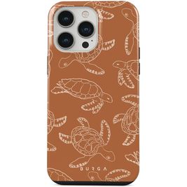 Burga Tough Coque iPhone 14 Pro Max Coque arrière Rigide Anti-Chocs - Earth Shell