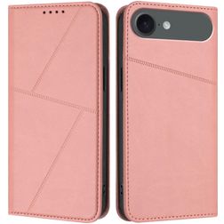 Mobigear Frosted Flip Housse iPhone Air Etui Porte-Monnaie - Rose