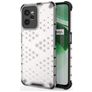 Mobigear Honeycomb Coque Realme C35 Coque arrière Rigide Anti-Chocs - Blanc