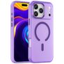 Mobigear Shockproof Coque iPhone 17 Pro Max MagSafe Coque arrière Rigide - Violet