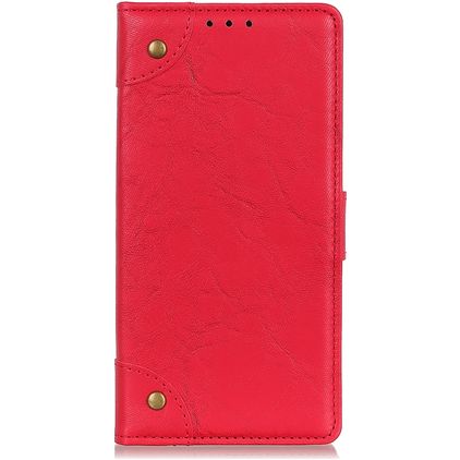 Mobigear Ranch Housse Alcatel 1C (2019) Etui Porte-Monnaie - Rouge