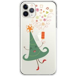 Mobigear Design Coque iPhone 11 Pro Max Coque arrière en TPU Souple - Noël
