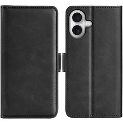 Mobigear Slim Magnet iPhone 17 Étui Portefeuille - Noir