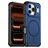 Mobigear Airbag Shockproof iPhone 17 Pro Max MagSafe Plastique rigide Coque arrière - Bleu