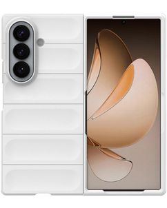 Mobigear Bumpy Coque Samsung Galaxy Z Fold 8 Ultra Coque arrière en TPU Souple - Blanc