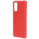 Mobiparts Coque Samsung Galaxy S20 Coque arrière en Silicone - Scarlet Red