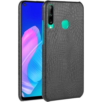 Mobigear Croco Coque Huawei P40 Lite E Coque arrière Rigide - Noir