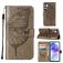 Mobigear Butterfly Housse Samsung Galaxy A55 Etui Porte-Monnaie - Gris