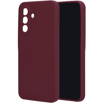 Mobiparts Coque Samsung Galaxy A36 Coque arrière en Silicone - Plum Red