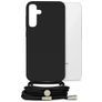 Mobilize Lanyard Gelly Samsung Galaxy S24 Plus Coque avec cordon en TPU Souple - Noir