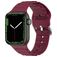 Mobigear Bumpy Bracelet Silicone Apple Watch Fermeture boucle ardillon - 49/46/45/44 mm - Bordeaux