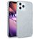 Mobigear Glitter Coque iPhone 12 Pro Max Coque arrière Rigide - Argent