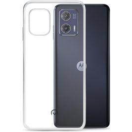 Mobilize Gelly Coque Transparente Motorola Moto G73 5G Coque arrière en TPU Souple - Transparent