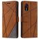 Mobigear Rhombus Housse Samsung Galaxy Xcover 7 Etui Porte-Monnaie - Marron