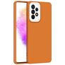 Mobigear Colors Coque Samsung Galaxy A73 Coque arrière en TPU Souple - Cognac