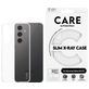 CARE by PanzerGlass Fashionable Coque Transparente Samsung Galaxy S24 FE Coque arrière en Silicone - Transparent