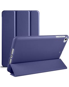 Mobigear Tri-Fold Gel Coque iPad Air 1 (2013) Etui en TPU,Similicuir - Dark Blue