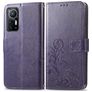 Mobigear Clover Housse Xiaomi 12 Etui Porte-Monnaie - Violet