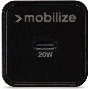 Mobigear Essentials - Simple USB-C Chargeur USB-C 1 mètre Power Delivery 20W - Noir