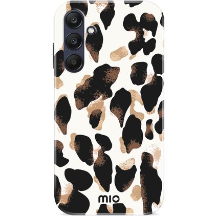 MIO Samsung Galaxy A25 5G MagSafe Plastique rigide Coque arrière - Leopard