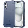 Mobigear Rugged Shield Coque iPhone 16 Coque arrière en TPU Souple Anti-Chocs - Bleu