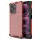 Mobigear Honeycomb POCO X5 Pro Plastique rigide Coque arrière Antichoc - Rouge