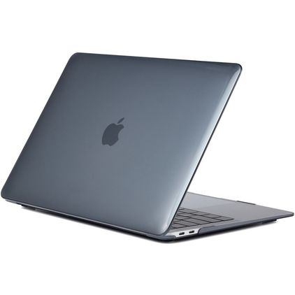 Mobigear Glossy MacBook Air 13 pouces (2018-2020) Coque rigide pour MacBook - Noir - Modèle A1932 / A2179 / A2337