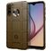 Mobigear Rugged Shield Coque Samsung Galaxy A21 Coque arrière en TPU Souple Anti-Chocs - Marron