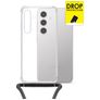 My Style Loop Transparente Samsung Galaxy S24 FE Coque avec cordon en TPU Souple - Transparent