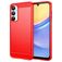 Mobigear Brushed Slim Coque Samsung Galaxy A16 Coque arrière en TPU Souple - Rouge